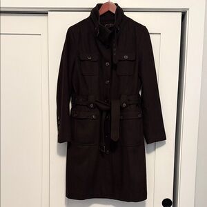 Esprit Dark Brown Wool Coat